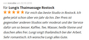 Bewertung für Thai Massagen Rostock auf Wer kennt den besten